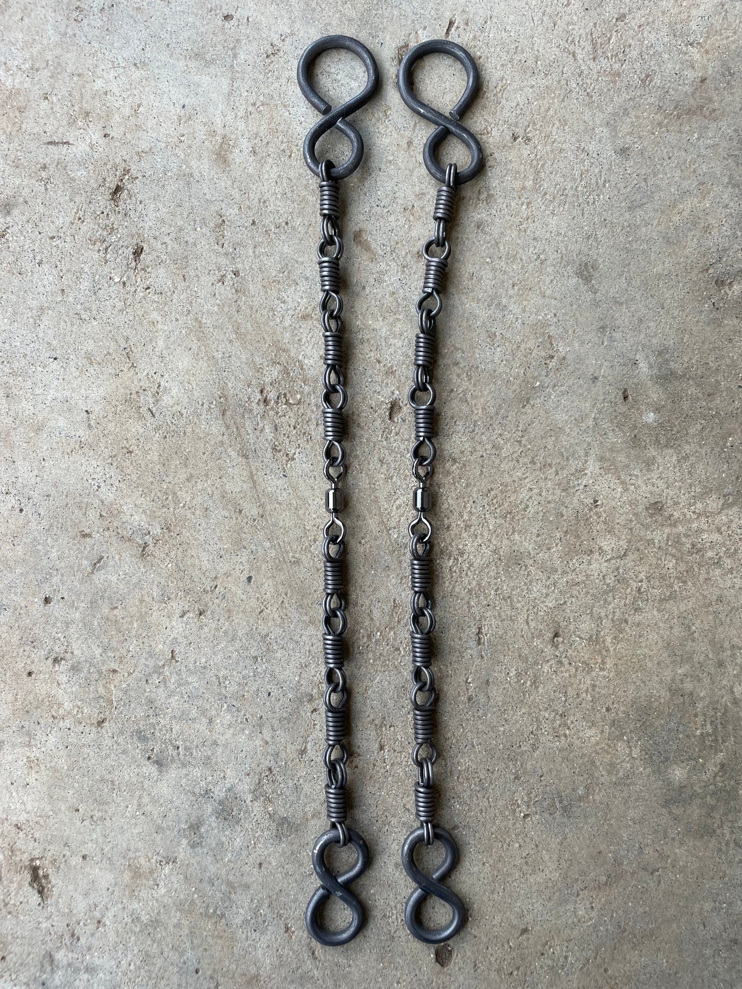 Gerald Wright Twisted Wire Rein Chains - 12"