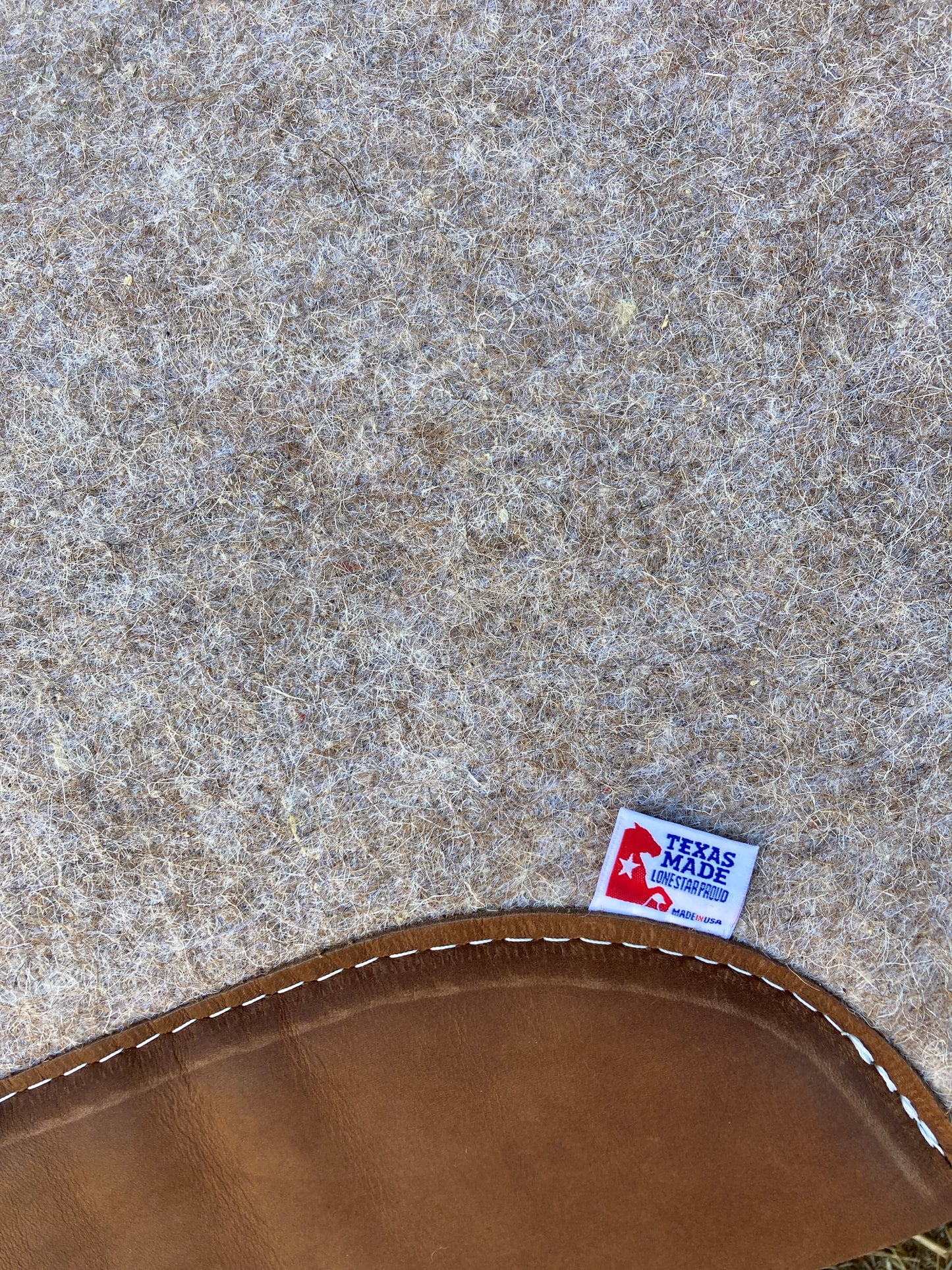 1" Thick 100% Wool Felt Saddle Pad