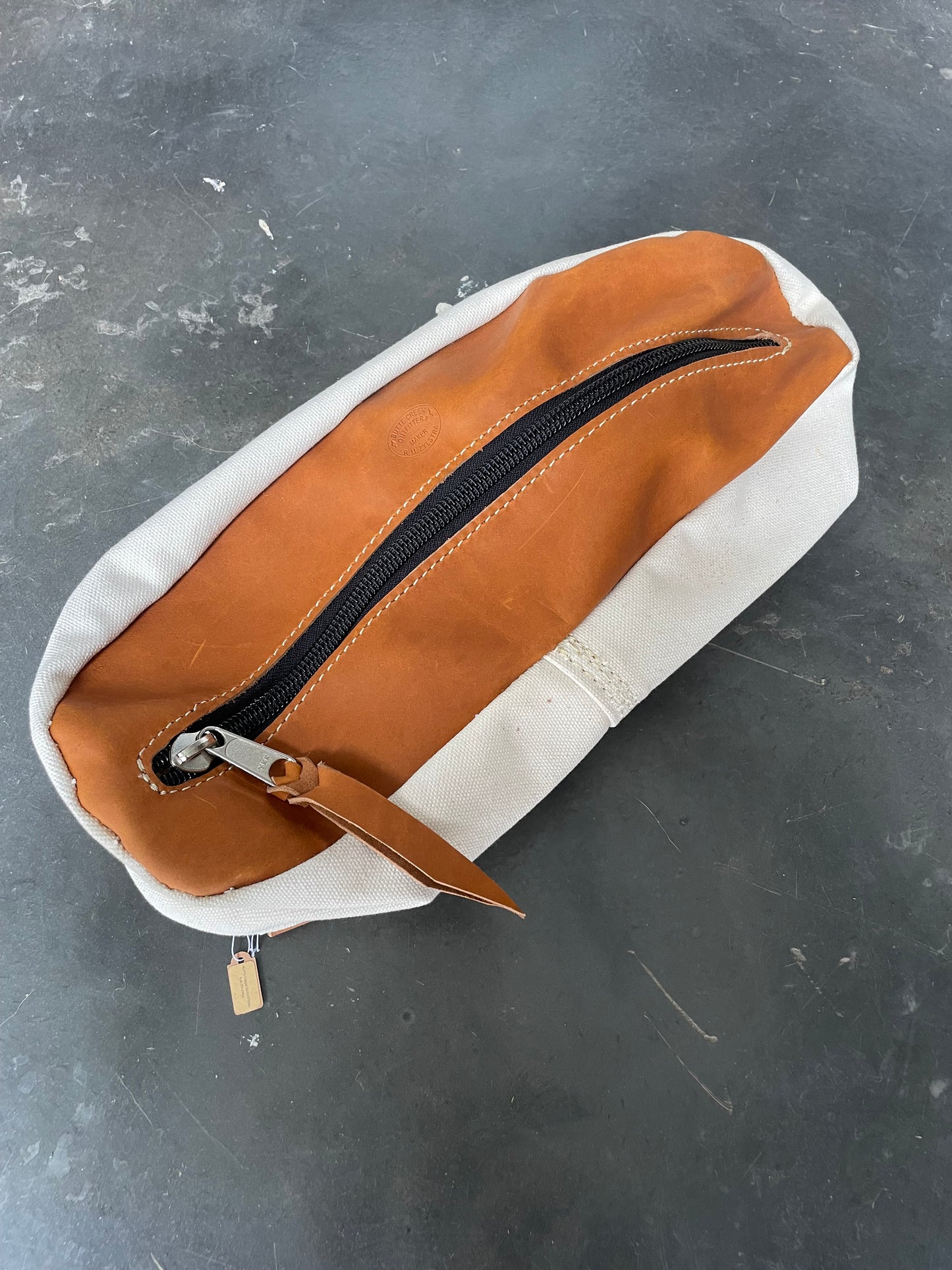 Canvas and Leather Cantle Bag - RM Zylstra