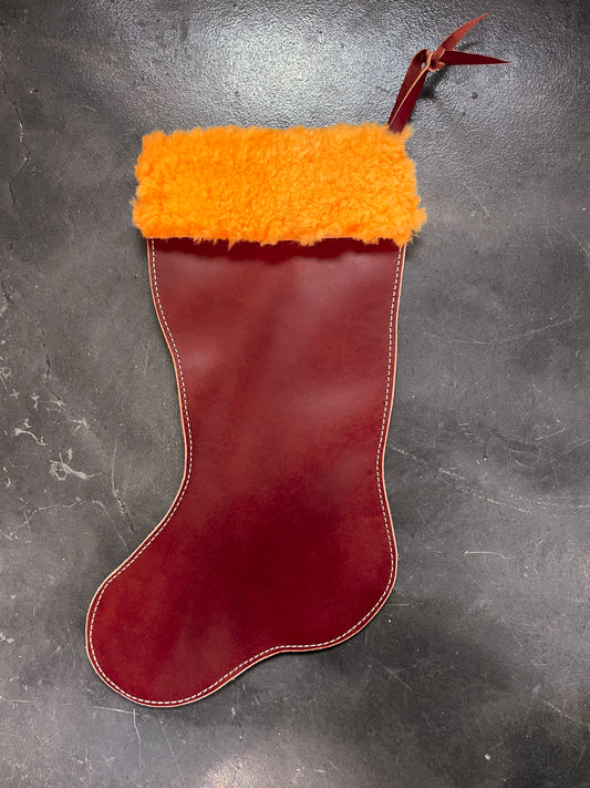 Sheepskin Fleece Christmas Stocking