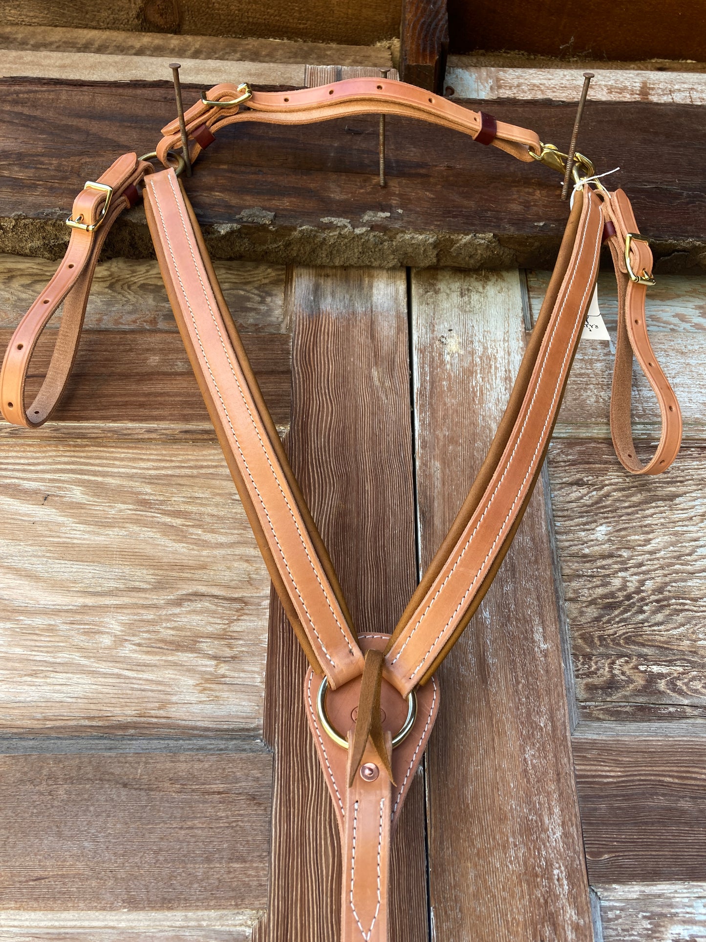 Light Rolled Chap Heavy Harness Breast Collar - R. Zylstra
