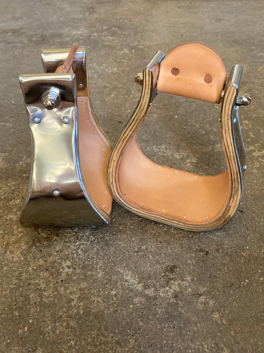 4" Stainless Bell Stirrups