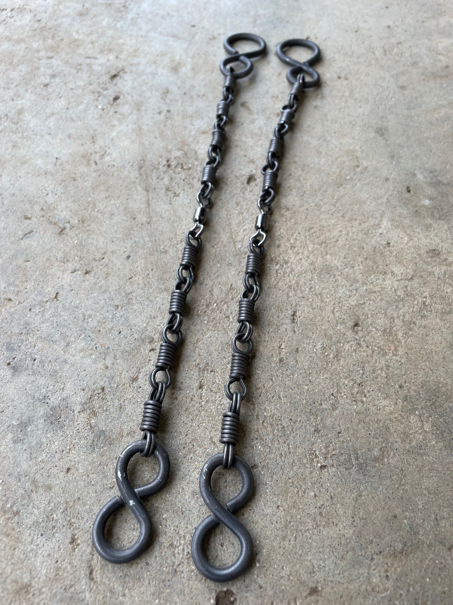 Gerald Wright Twisted Wire Rein Chains - 12"