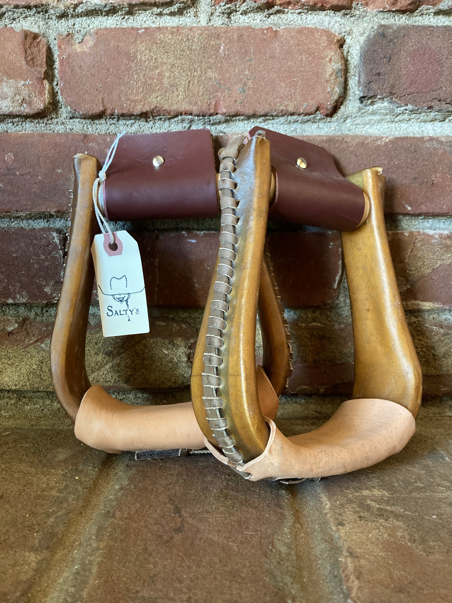 Rawhide Roper Stirrups