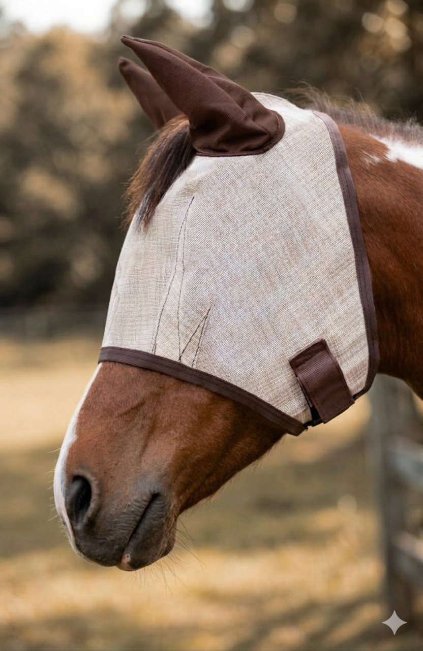 Fly Mask with Covered Ears