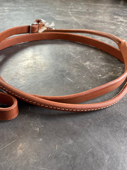 Rolled Center Roping Reins