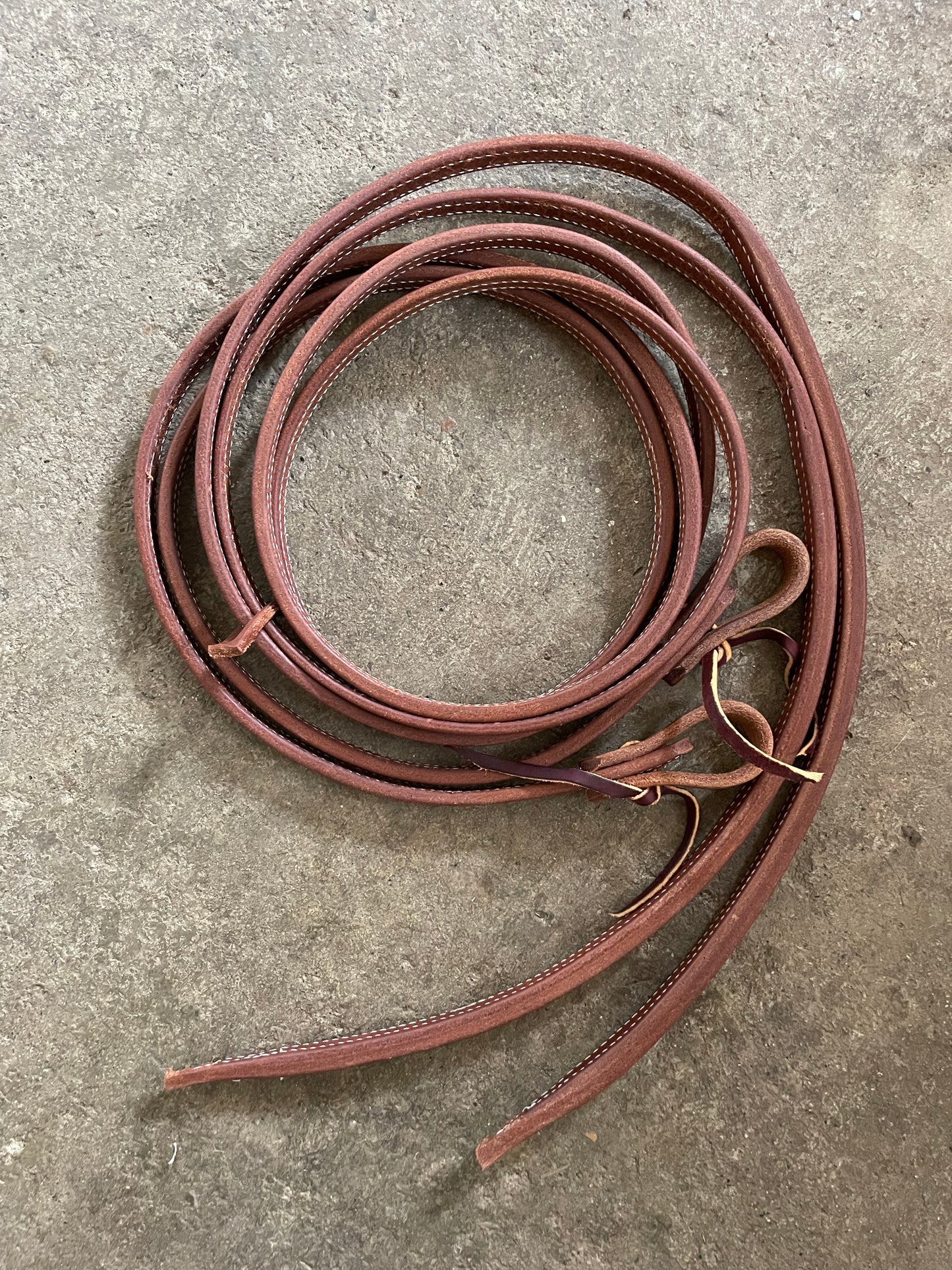 5/8" Fully Stitched Weighted Split Reins