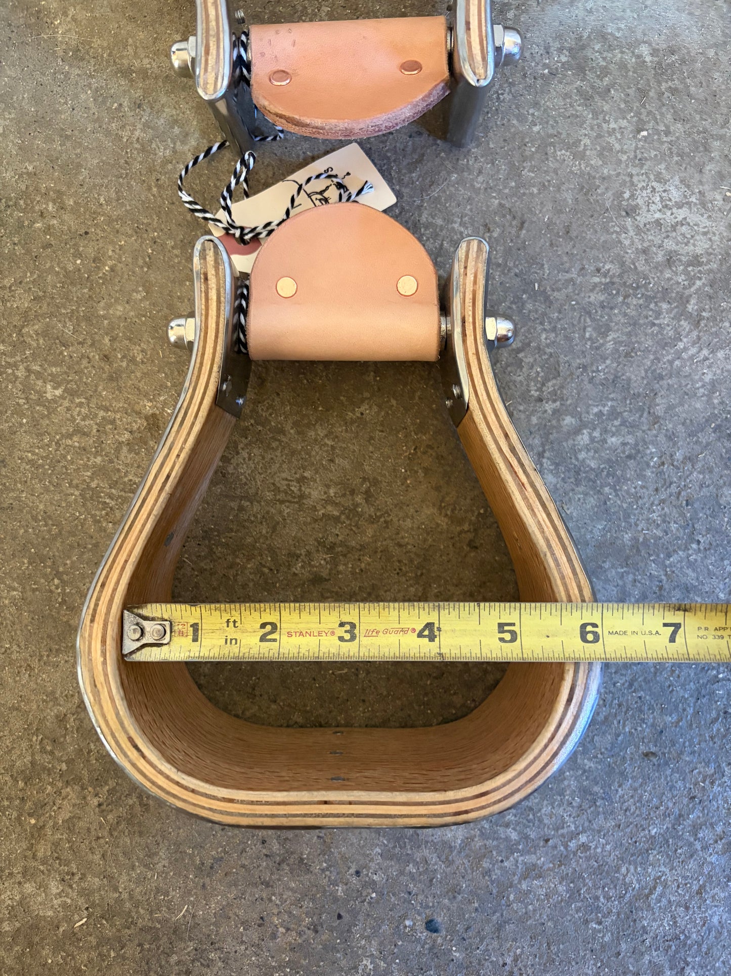 3" Stainless Bell Stirrups