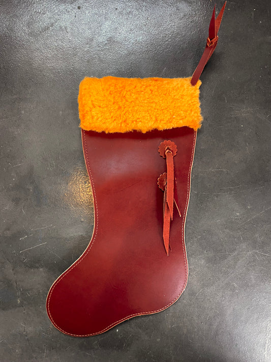 Sheepskin Fleece Christmas Stocking