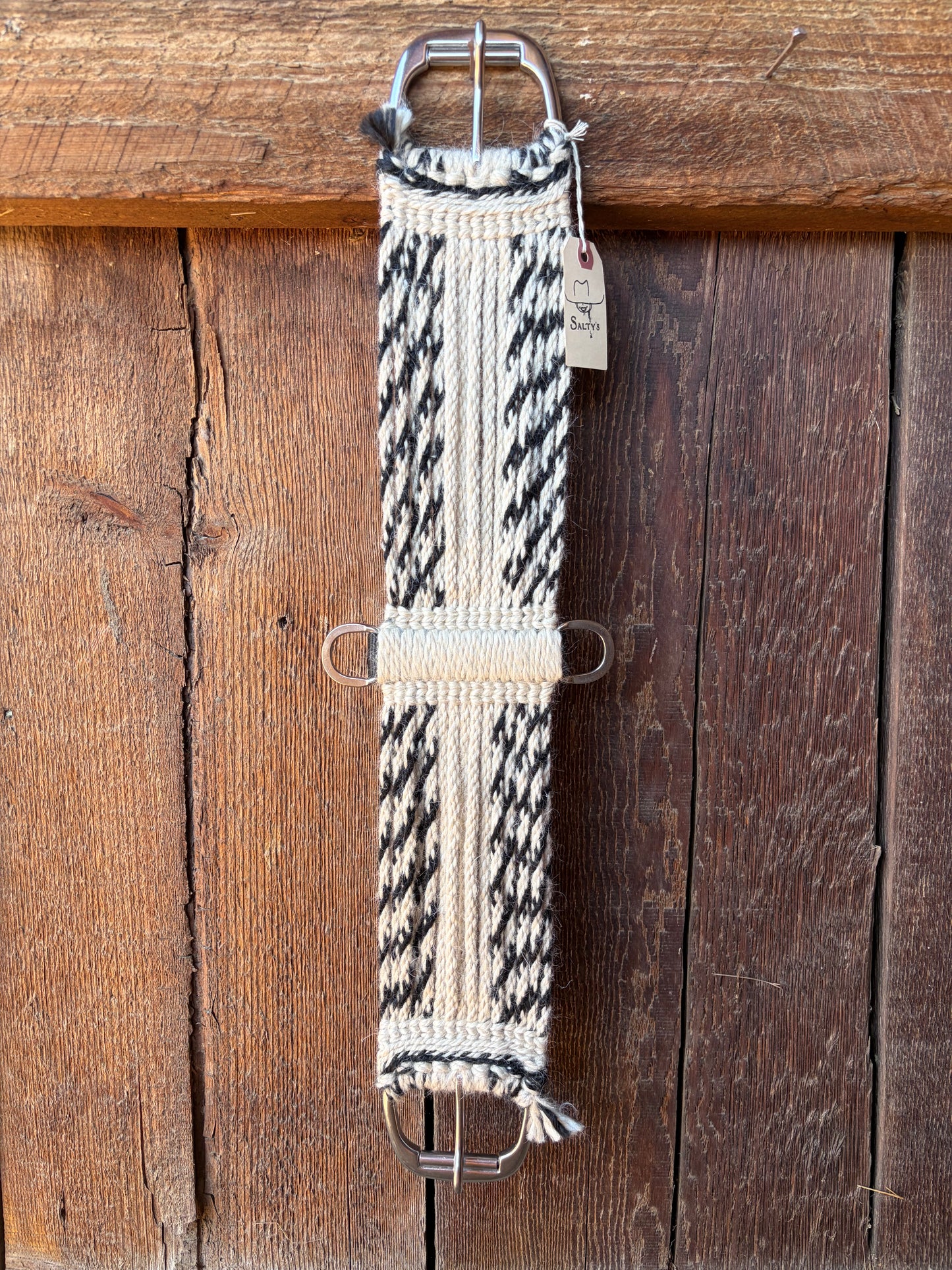 Black Mecate Twist Straight Cinch