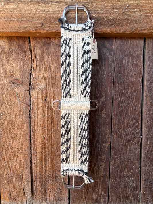Black Mecate Twist Straight Cinch