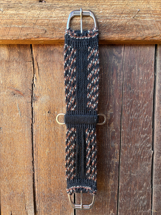 Dark Black Mecate Straight Cinch